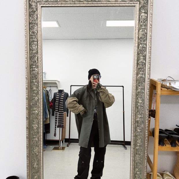 헌팅 패치 셔츠