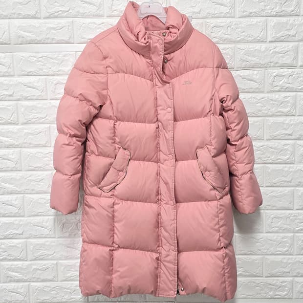 택포_ 21s 13Y 닥스 키즈 핑크 다운 롱패딩 150