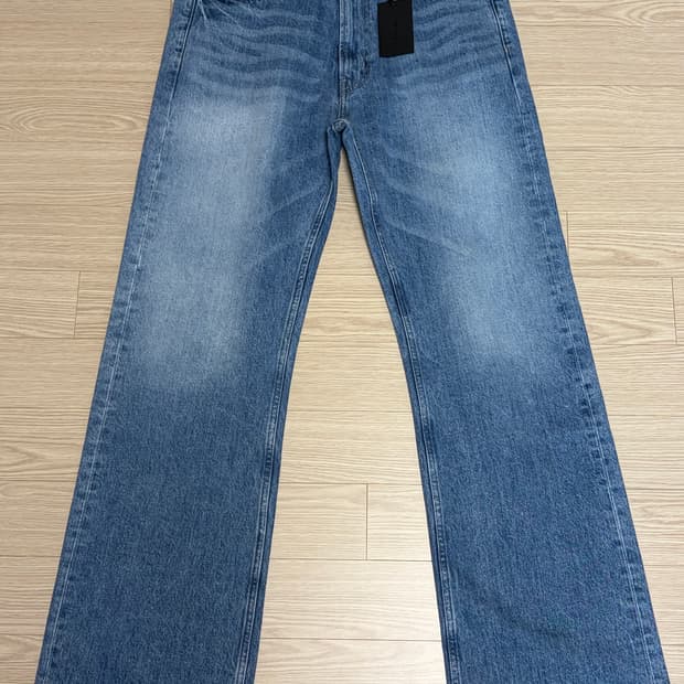 세비지 26ss 세미와이드 부츠컷 데님 blue xl 새상품