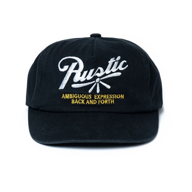백엔포스 RUSTIC CAP [WASHED BLACK]