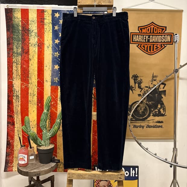 90s 폴로 랄프로렌 프레스턴 딥네이비 코듀로이 팬츠 N90