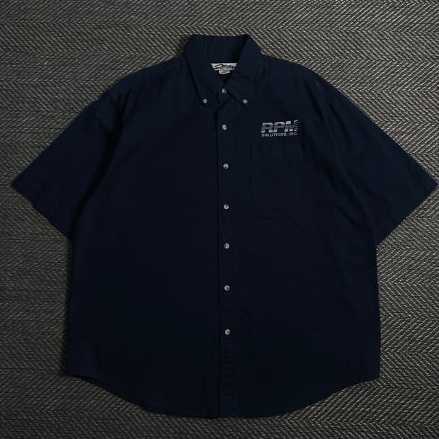 USA 오리지날 빈티지 박시핏 워크 셔츠o 3945