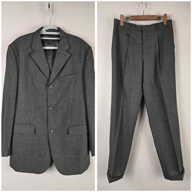 [무료배송]발렌시아가 105 남성 여름 울 정장 셋업 세트 정품 국내정발