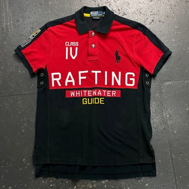 95 폴로 랄프로렌 빅포니 래프팅 화이트워터 카라티