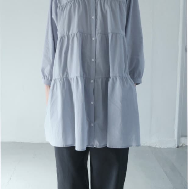 에프터먼데이 flare cancan blouse 플레어 캉캉 블라우스