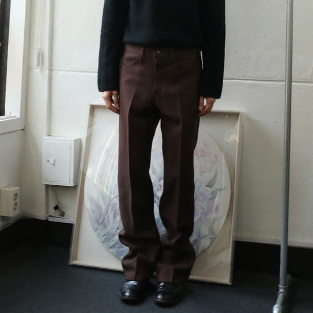 리바이스 517 브라운 스타프레스트 부츠컷 팬츠