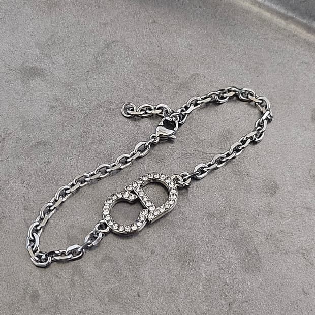 536 디올 정품 빈티지 업사이클링 팔찌 써지컬