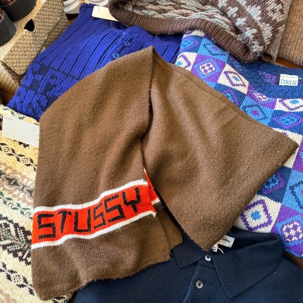 90 ~ 00S 올드 스투시 스펠아웃 스카프 목도리
