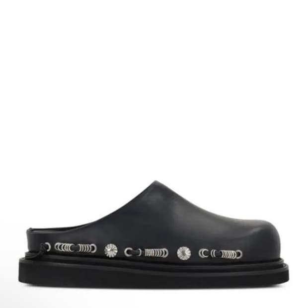 토가TOGA 비빌리스 스터드 디테일 클로그 샌들 블랙 44