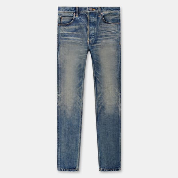 Seekings Blue Signature Washed Denim 