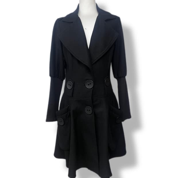 아르마니 익스체인지 플레어 코트