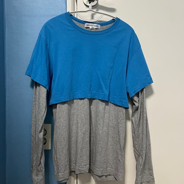 Comme des Garcons Shirt 하늘색 롱슬리브