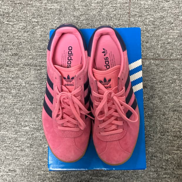 아디다스 가젤 85 핑크:다크블루 240