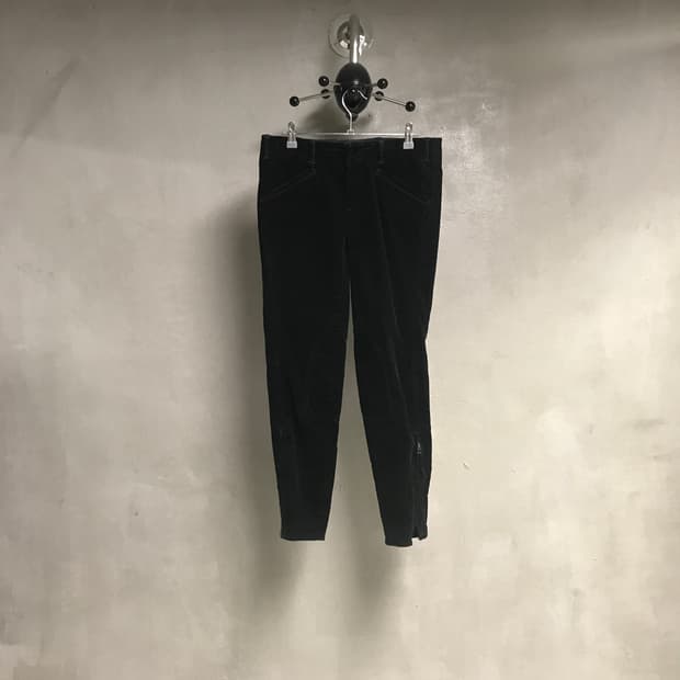 폴로 랄프로렌 블랙 코듀로이 팬츠 4(W)