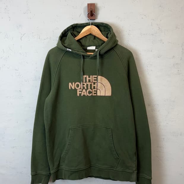 노스페이스 부클로고 후드티