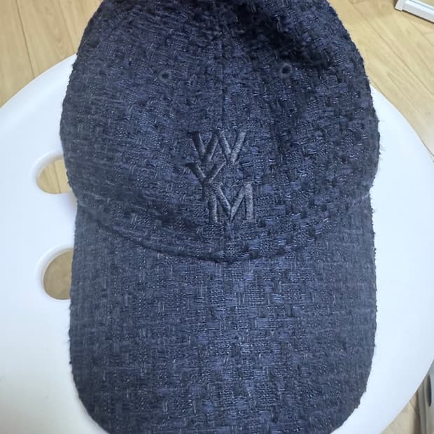 우영미 트위드 볼캡