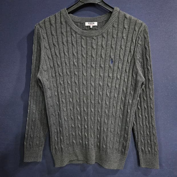 US 폴로 남성 105 꽈배기 2종 니트