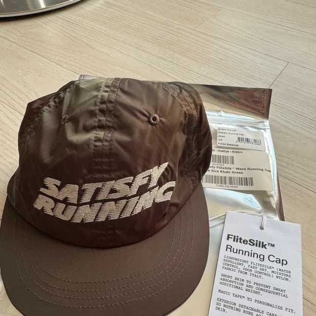 satisfy FliteSilk wave running cap