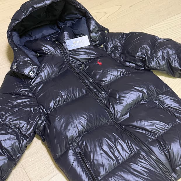 폴로 랄프로렌 유광 덕다운패딩