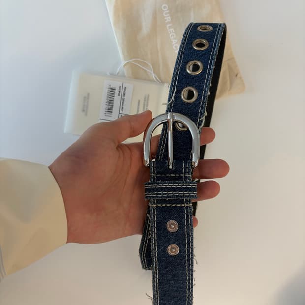아워레가시 데님 벨트