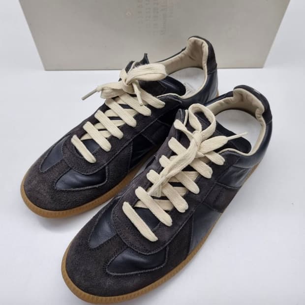 메종 마르지엘라 카프스킨 레플리카 스니커즈 블랙 40