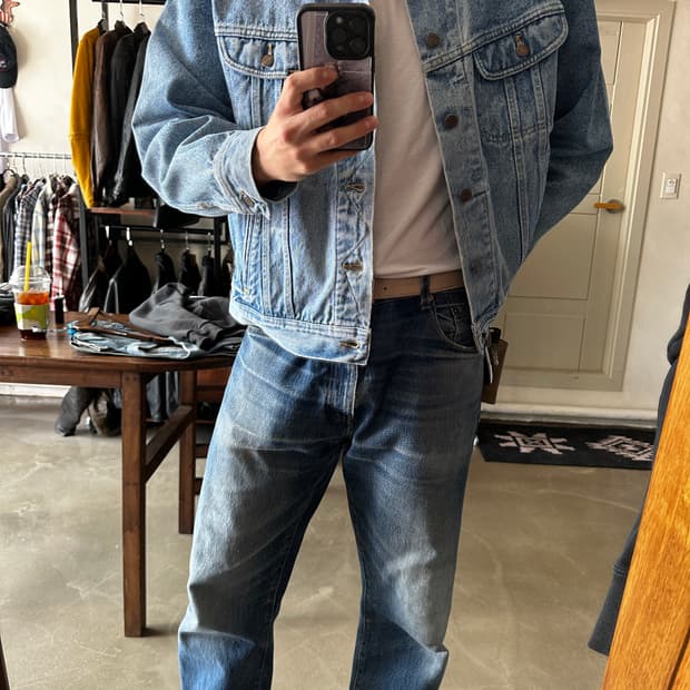 90s Lee 데님 클래식 트러커 자켓