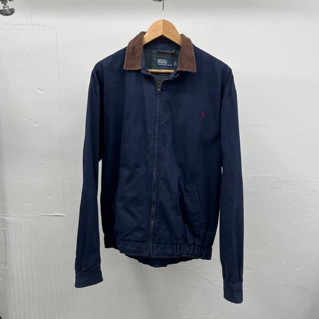 2XL) POLO TARTAN CHECK CORDURIY JACKET