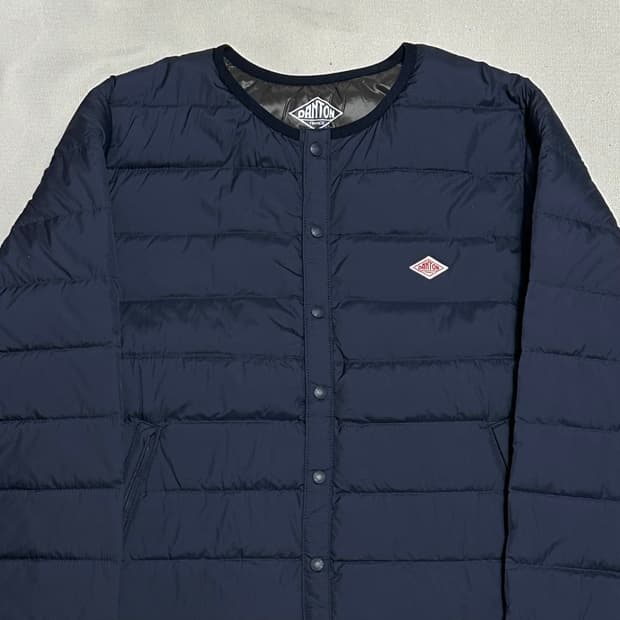 S 단톤 여성용 크루넥 이너 다운 경량 패딩