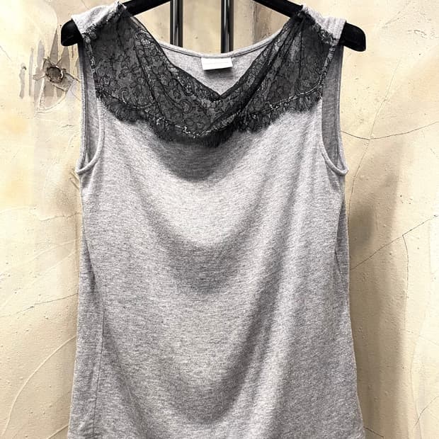 드리스반 노튼 레이스 스판 민소매 55~66