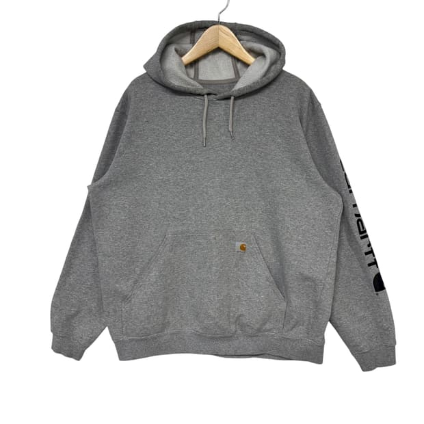 칼하트 로고 후드티