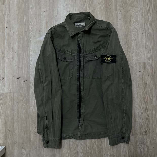 스톤아일랜드 올드이펙트 오버셔츠 M