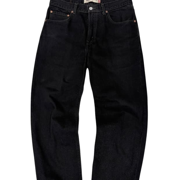 00s 리바이스 550 블랙 데님 팬츠 (33) 