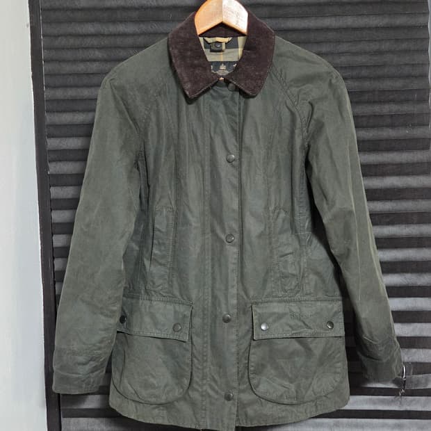 (정품) [바버] 비드넬 왁스 자켓 | 00110