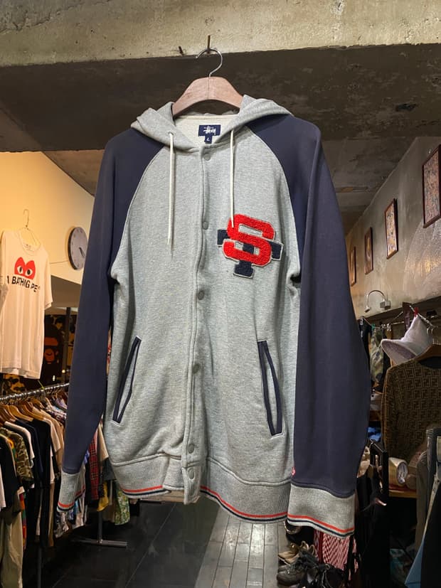 90s stussy 패치 포인트 자켓 L