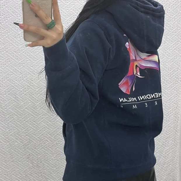 슈프림 올드스쿨 키치 멘디니 건 약기모 후드티 M C09344