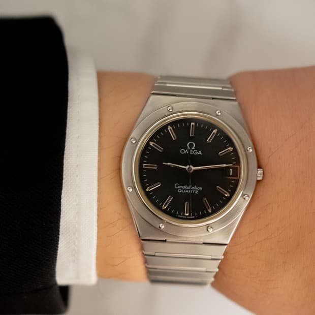 (희귀) 오메가 컨스틸레이션 로얄오크 마리너 빈티지 쿼츠 시계