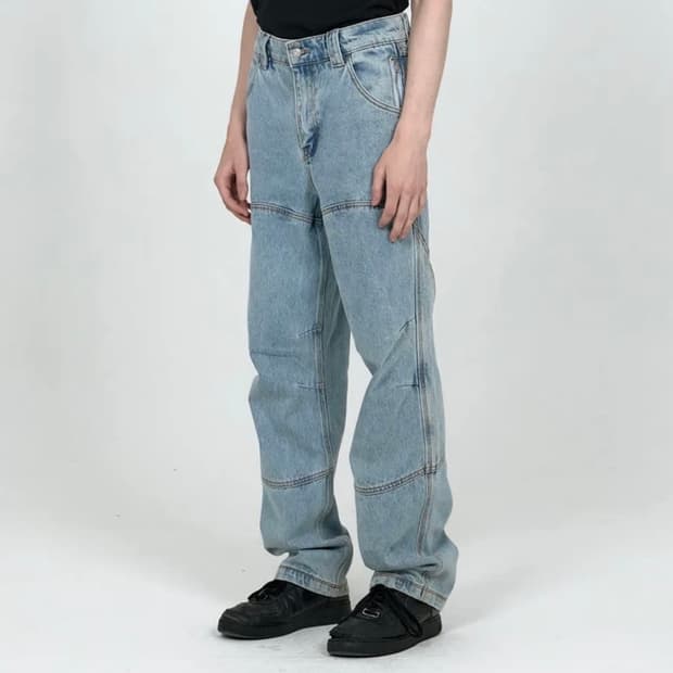 플라스틱프로덕트 MPa CALF POCKET PANTS (STEEL BL
