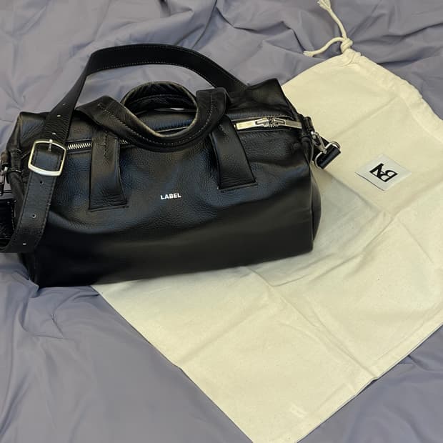 라벨아카이브 Ron bag black tan 가방