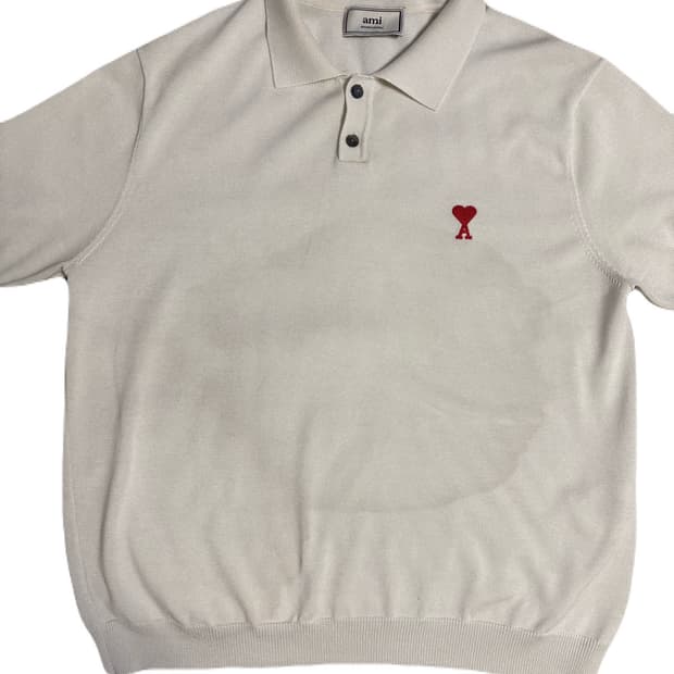 아미 스몰로고 카라 반팔티 95