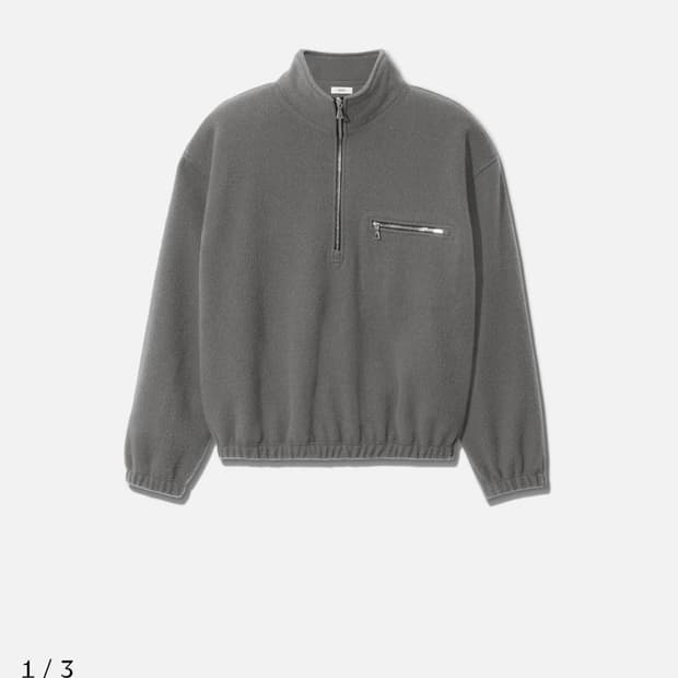 리에르 rier 플리스 집업 L사이즈 캐슬락