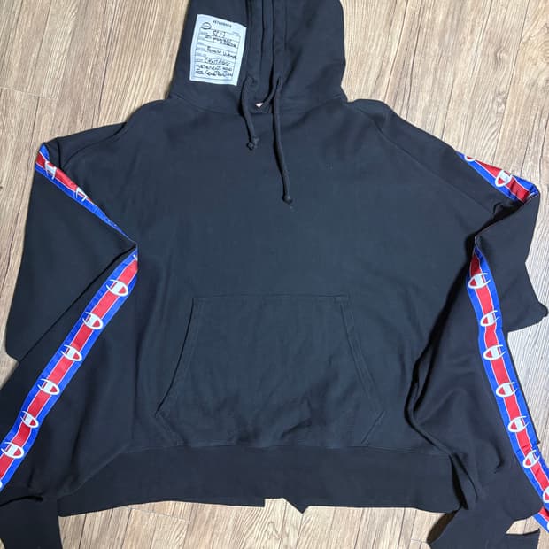 베트멍 x 챔피온 리버스위브 테이핑 후드 L