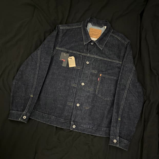 리바이스 프리미엄 셀비지 타입 1 데님 트러커