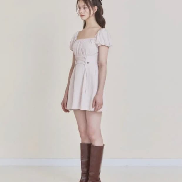 낫유어로즈 린 원피스 핑크 s