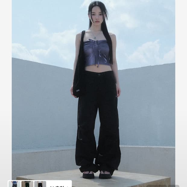 애즈온 피터 팬츠 바지 PETER PANTS / BLACK