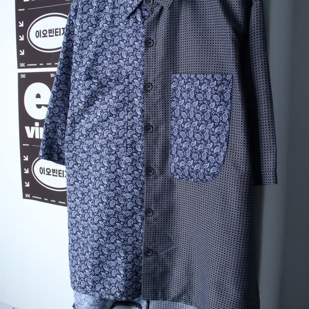 (M-XL) 서번트 신드롬 반팔 카라 티셔츠 셔츠 남방-H35268