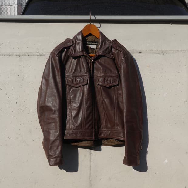 70s 할리데이비슨 모터사이클 크롭 자켓