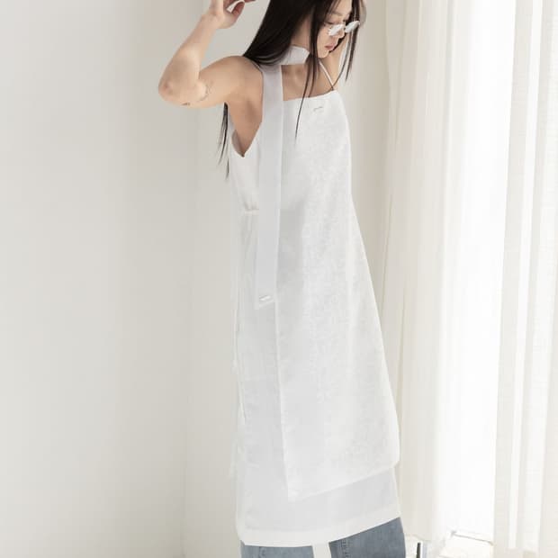 새상품) 무릇 십장생 갈래 원피스