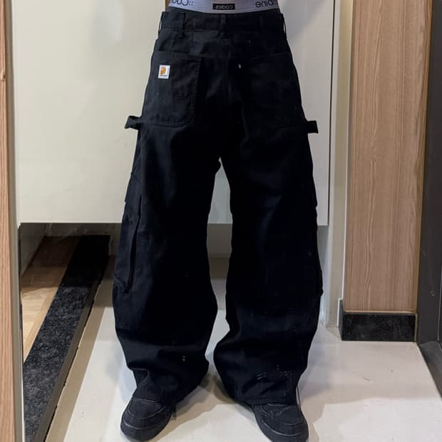 준야와타나베 칼하트 24ss 더블니 카펜터 카고팬츠