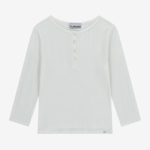POINTELLE CAPRI T-SHIRT [WHITE]