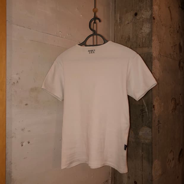 Avirex Daily Ribbed Crew Neck T-Shirt